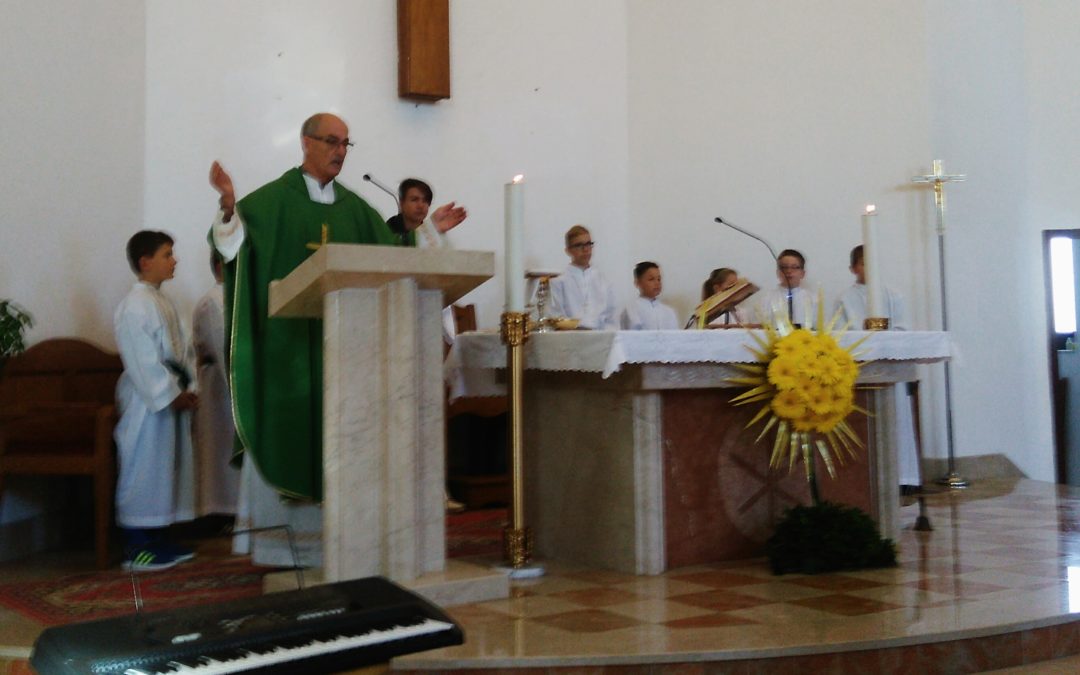 Nedjeljna sveta misa u župnoj crkvi