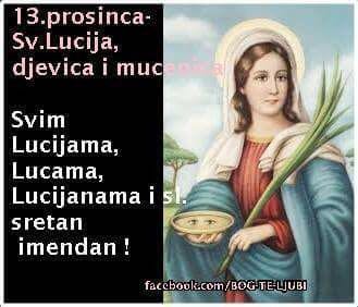 Sveta Lucija – navjestiteljica božićnog svjetla