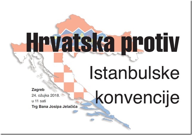Prijave za odlazak u Zagreb na prosvjedni skup inicijative “Hrvatska protiv Istanbulske konvencije”