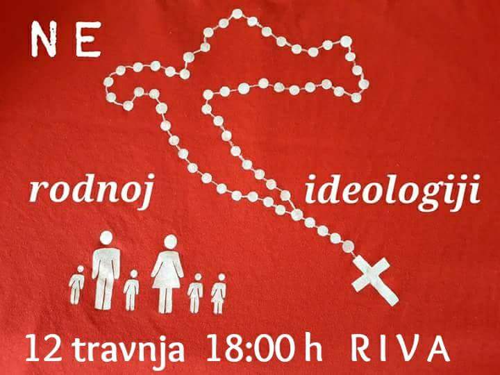 Splitski prosvjed PROTIV Istanbulske konvencije