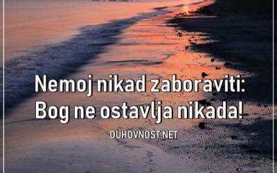 Duhovna misao, 20.11.2018.