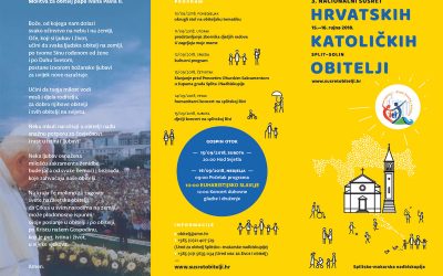 Susret hrvatskih katoličkih obitelji – sve što trebate znati o trećem nacionalnom susretu koji se ove godine održava u Solinu