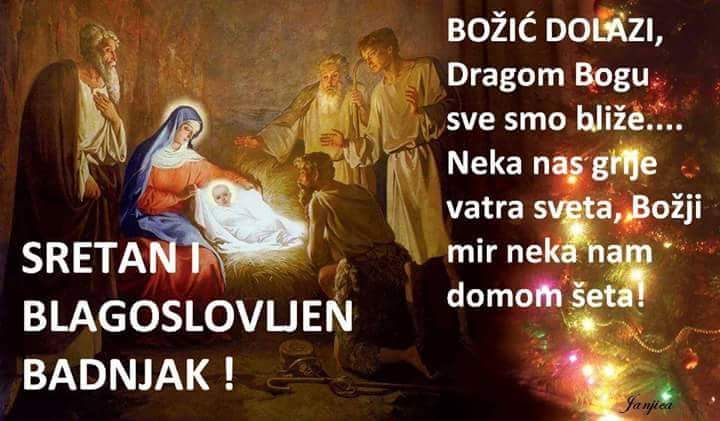 Slava na visinama Bogu, a na zemlji mir ljudima, miljenicima njegovim!