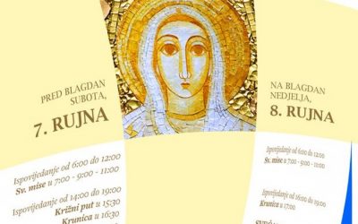SVETIŠTE VEPRIC Proslava blagdana Male Gospe