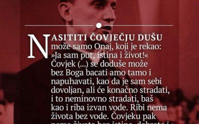 Osmi dan devetnice uoči spomendana BL. ALOJZIJA STEPINCA