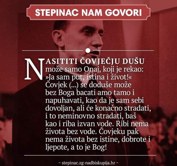 Osmi dan devetnice uoči spomendana BL. ALOJZIJA STEPINCA