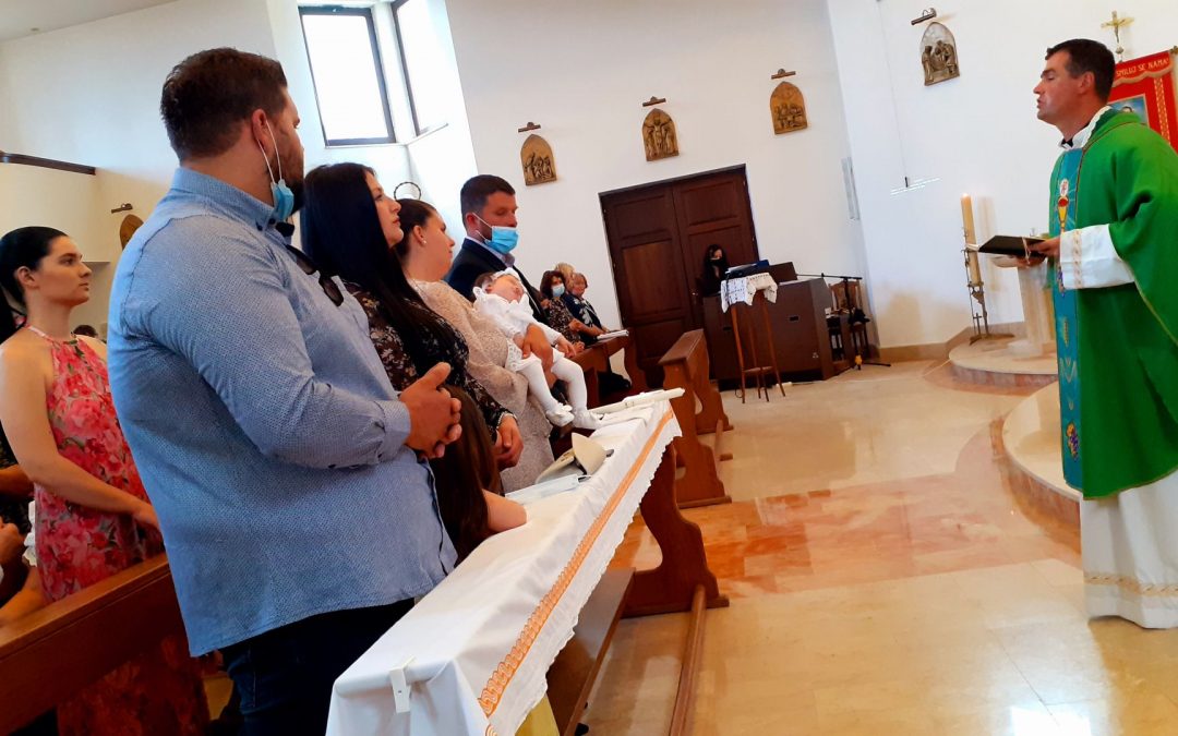 DESETA NEDJELJA KROZ GODINU – župna misa i krštenje