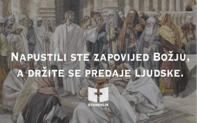 Evanđelje dana 29.8.2021.