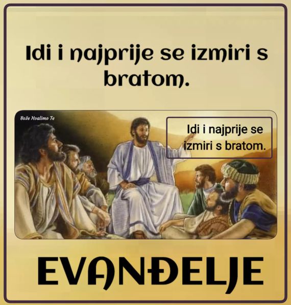 Evanđelje dana 3.3.2023.