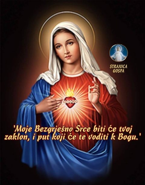 Molitva bezgrešnom Srcu Marijinu