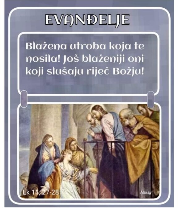 Evanđelje dana 14.10.2023.